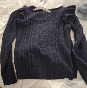 S Navy Blue sweater by Loft NWOT